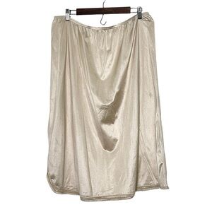 Cabernet Beige Half Skirt Slip Sz 3X